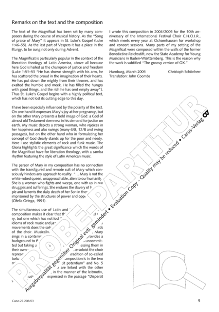Magnificat 4-Part scores gallery preview page 6