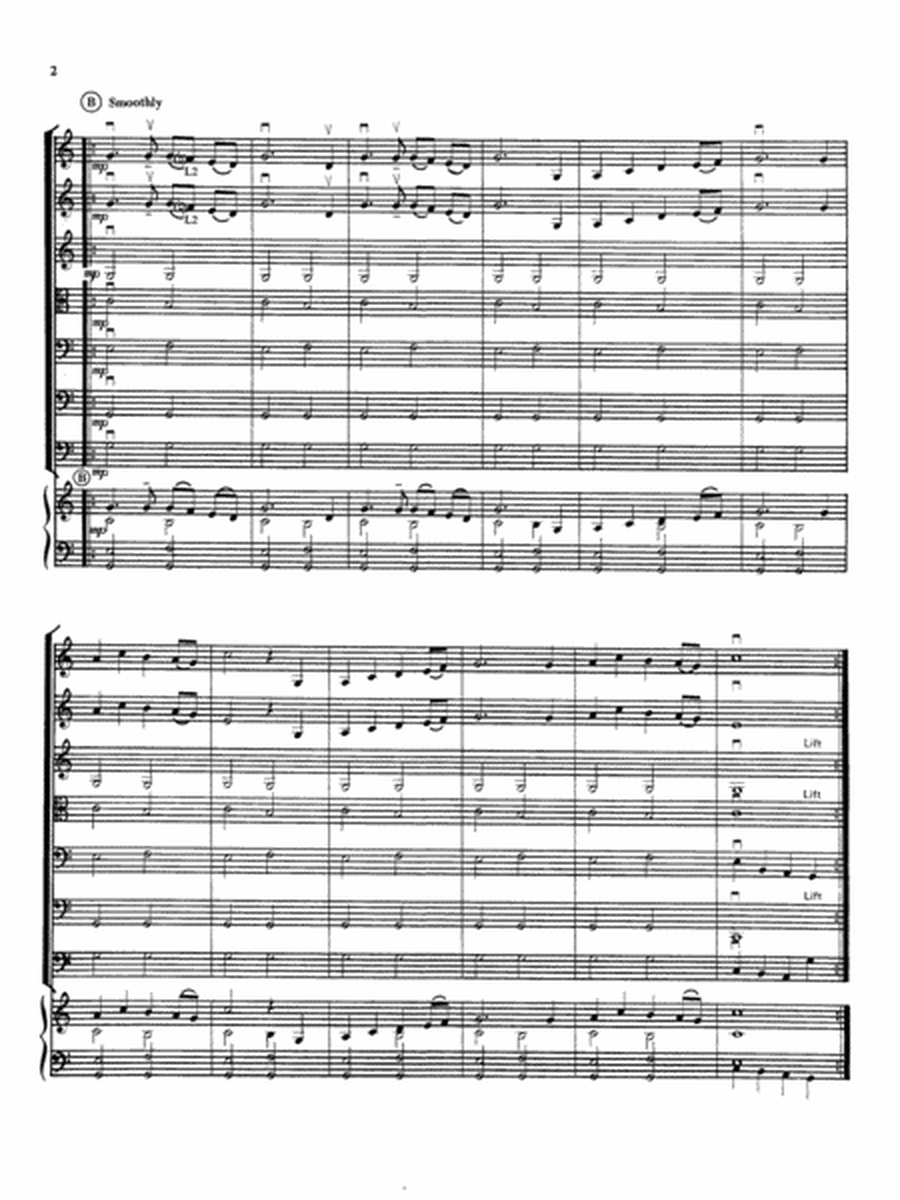 Themes from the 1812 Overture: Score