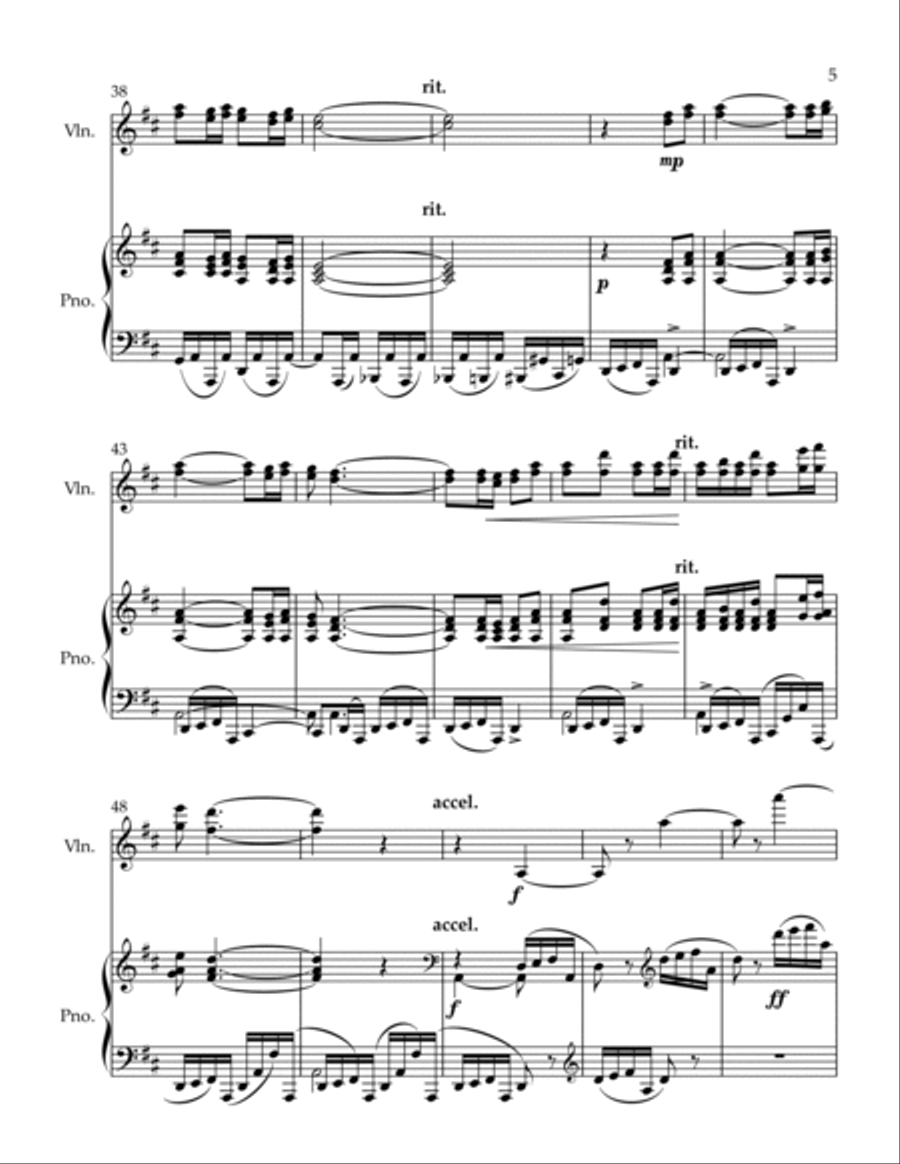 Czech Dances I I. Polky Violin Solo scores gallery preview page 5
