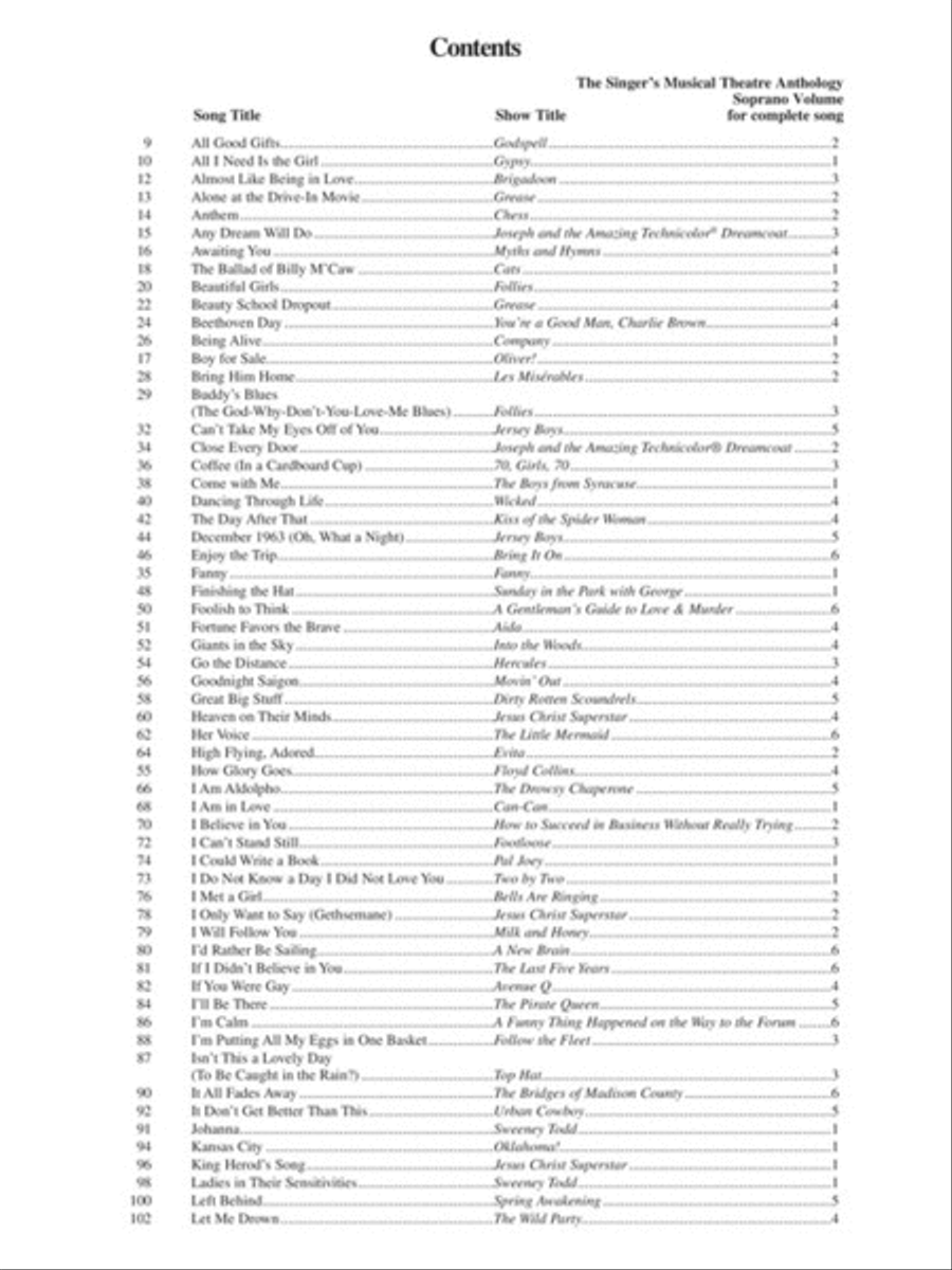 The Singer's Musical Theatre Anthology: Tenor - 16-bar Audition - Revised (Replaces 00230041) Voice scores gallery preview page 2