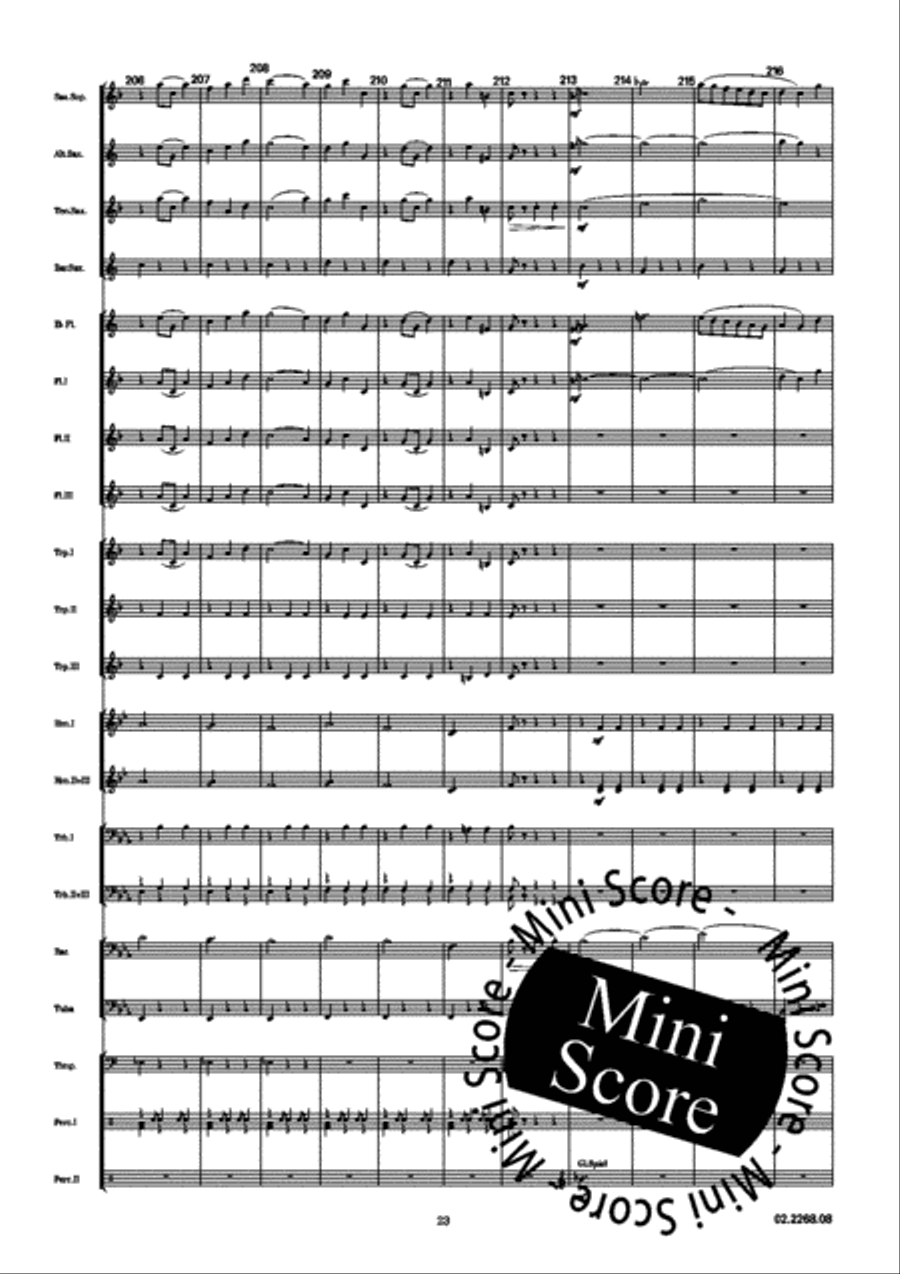Giselle Giselle Fanfare Band scores gallery preview page 29