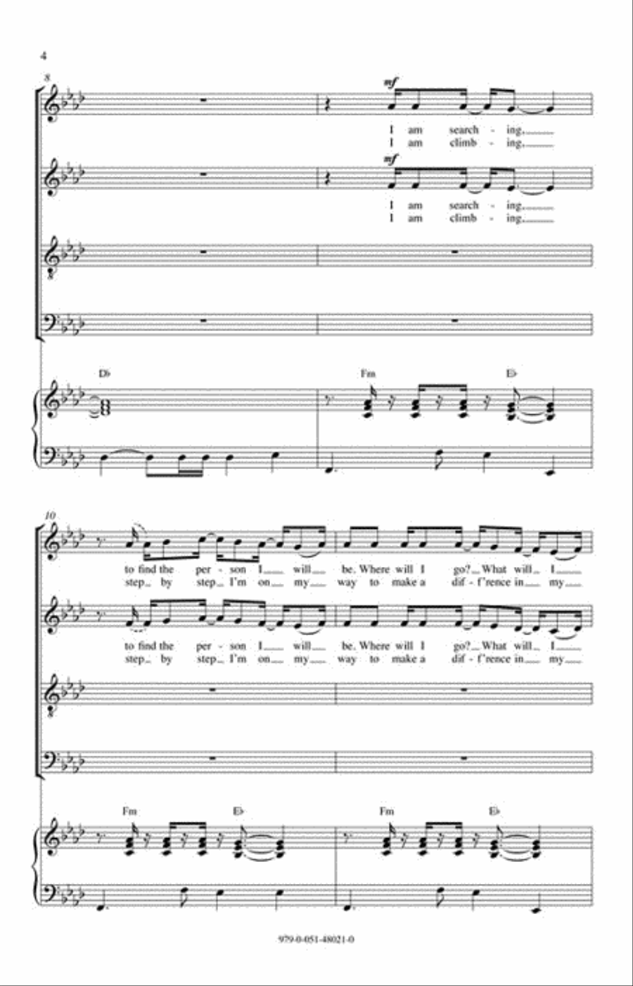 Your Heart Goes with Me 4-Part scores gallery preview page 3
