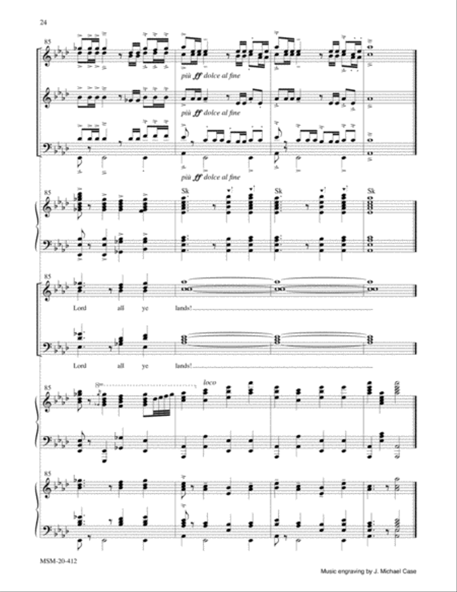 Joyful, Joyful, We Adore Thee 4-Part scores gallery preview page 9