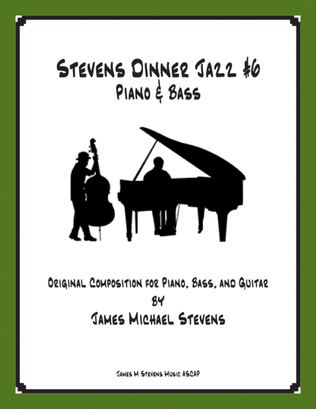 Book cover for Stevens Dinner Jazz Piano and Bass #6