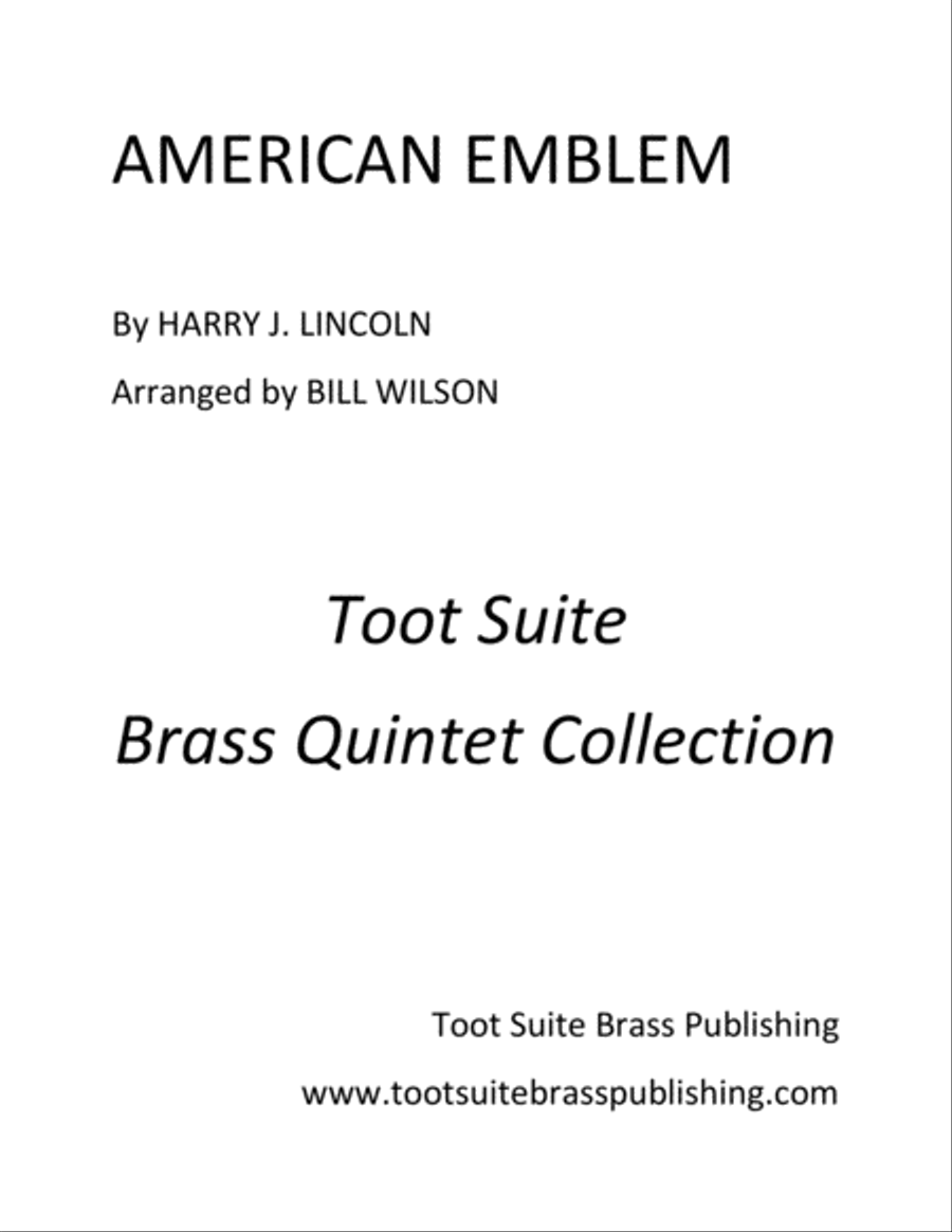 American Emblem Brass Quintet scores gallery preview page 1