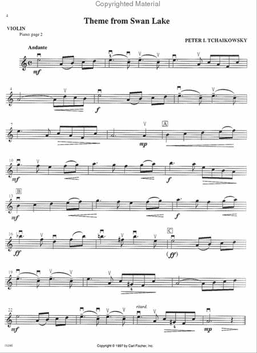 Masterworks Melody Book For Strings String Orchestra scores gallery preview page 2