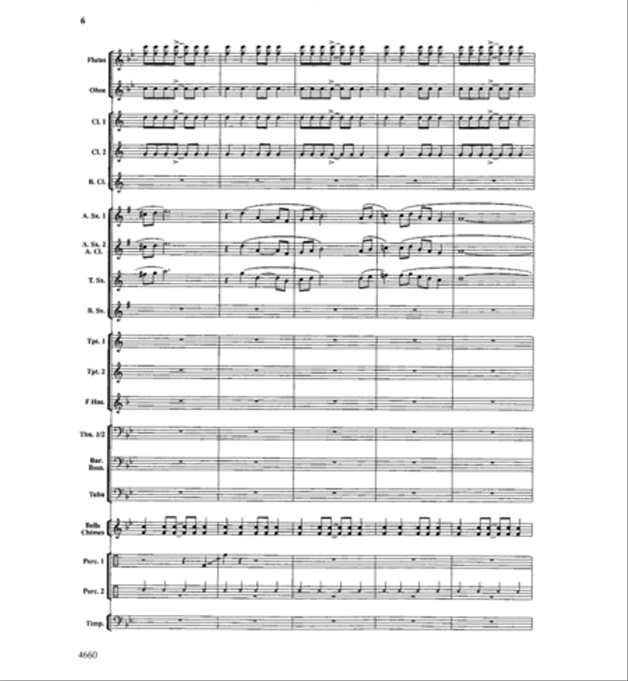 Tribute and Triumph Concert Band scores gallery preview page 5