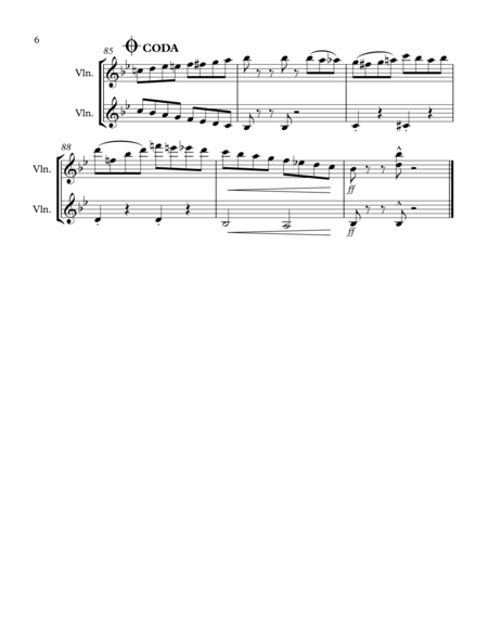 Tico Tico no Fuba: Violin Duet image number null