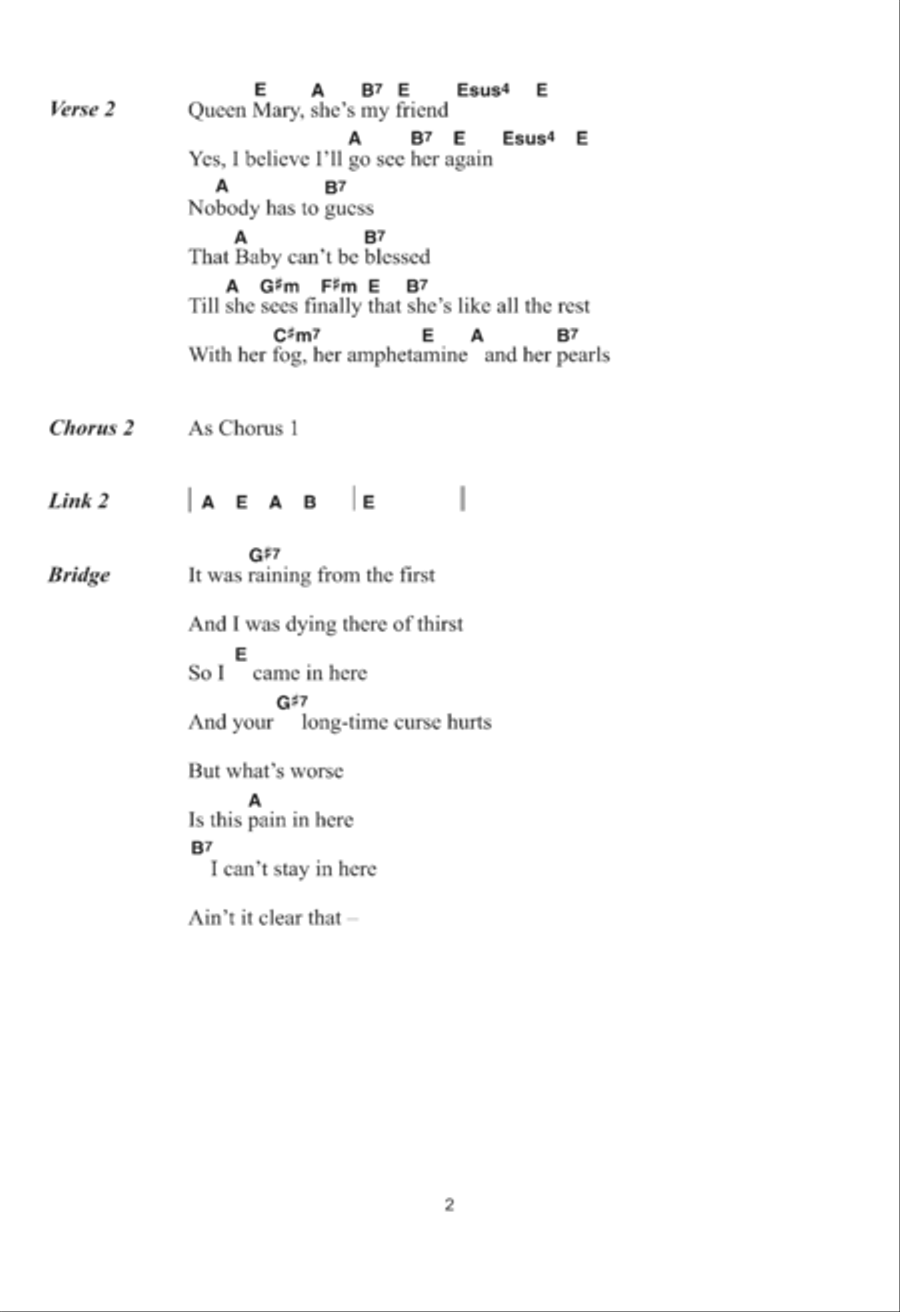 Just Like A Woman Just Like A Woman Ukulele scores gallery preview page 2