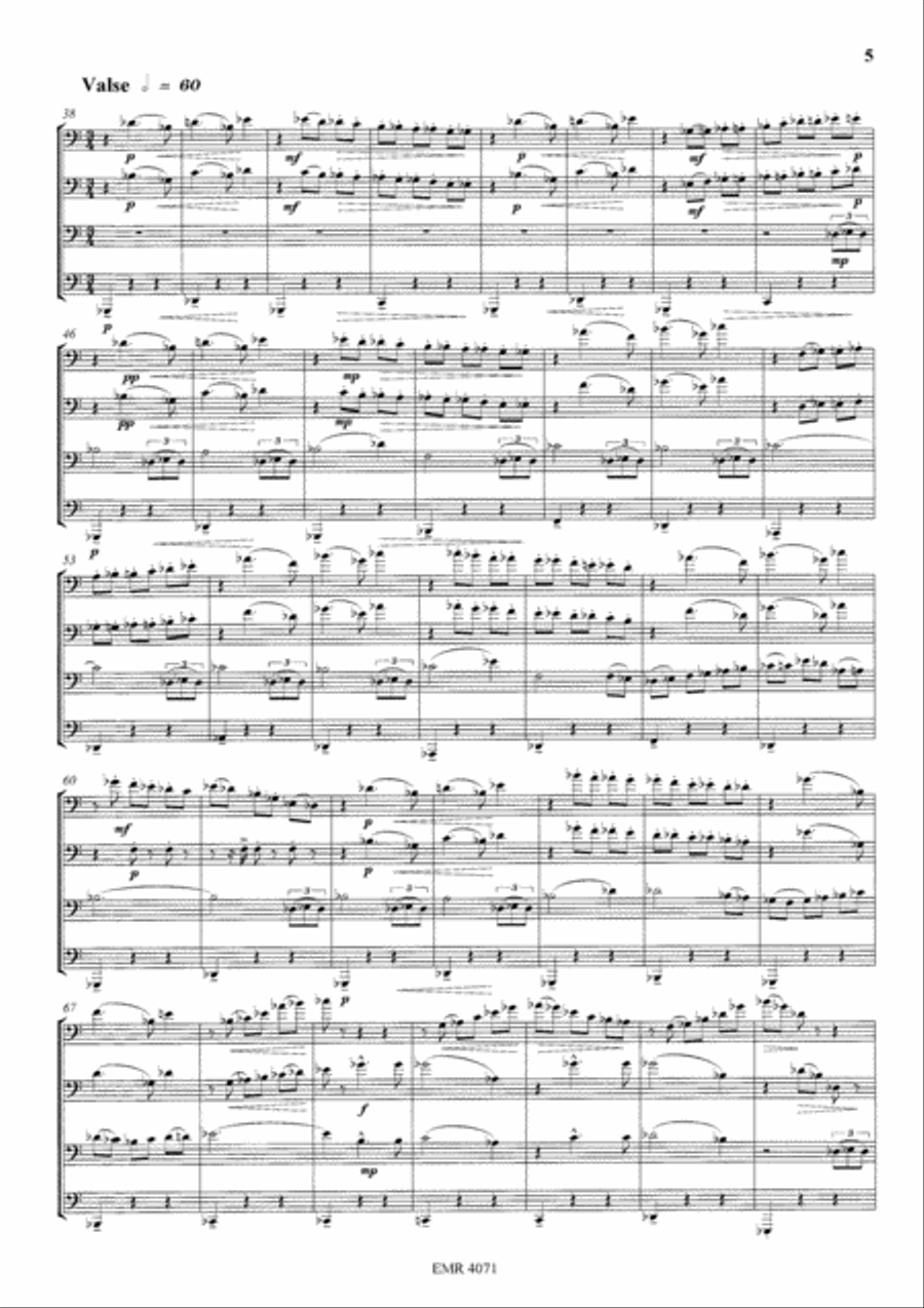 Scenes de Paris Scenes de Paris Tuba Quartet scores gallery preview page 5