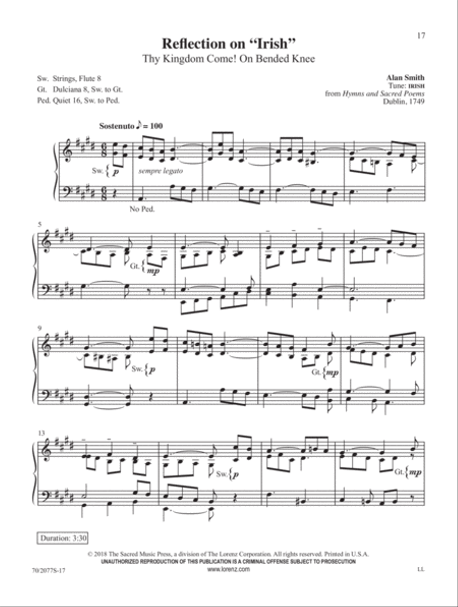 Love Divine Organ Solo scores gallery preview page 7