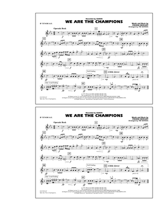 Book cover for We Are The Champions - Bb Tenor Sax