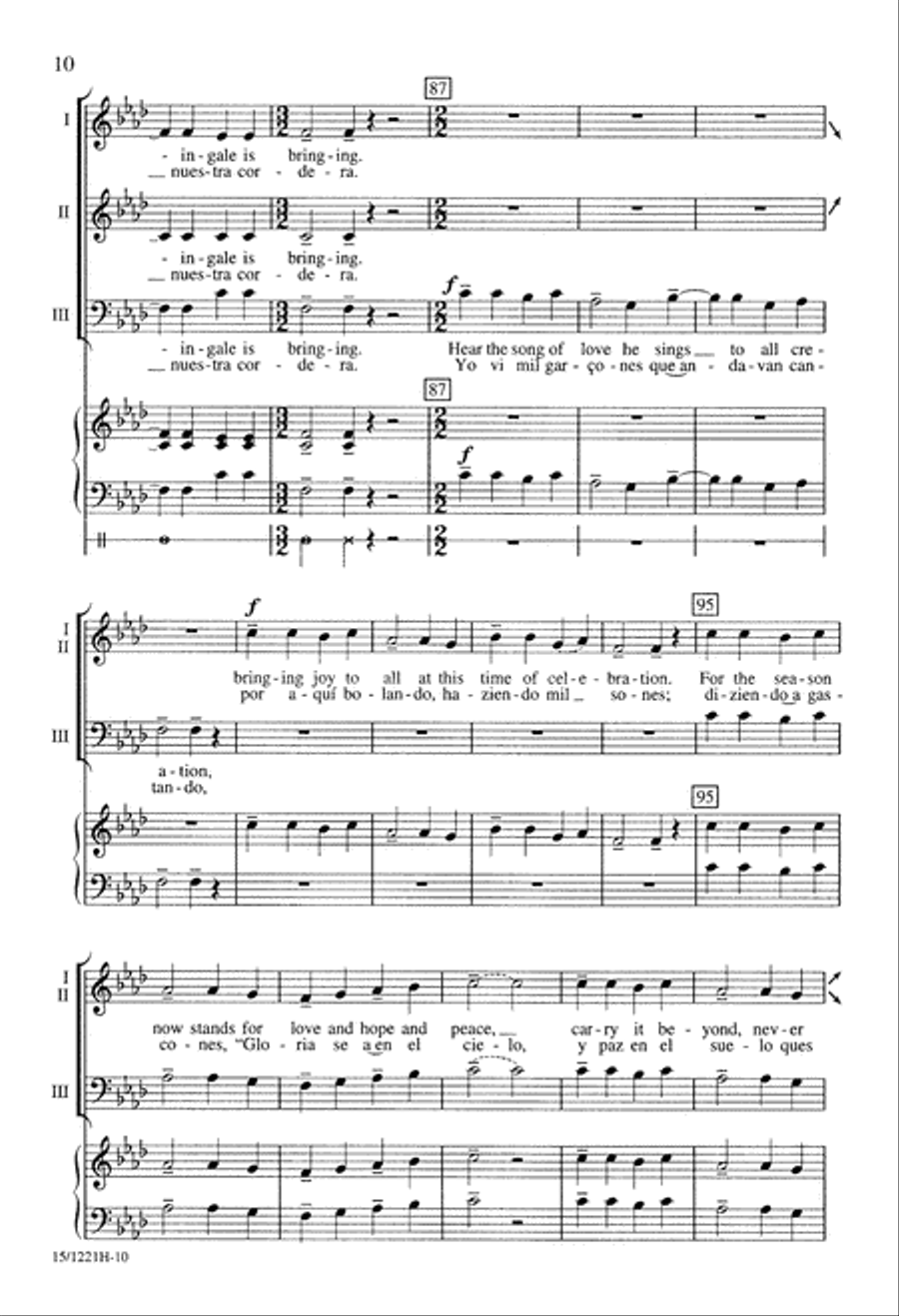 Ríu, Ríu, Chíu 3-Part scores gallery preview page 11
