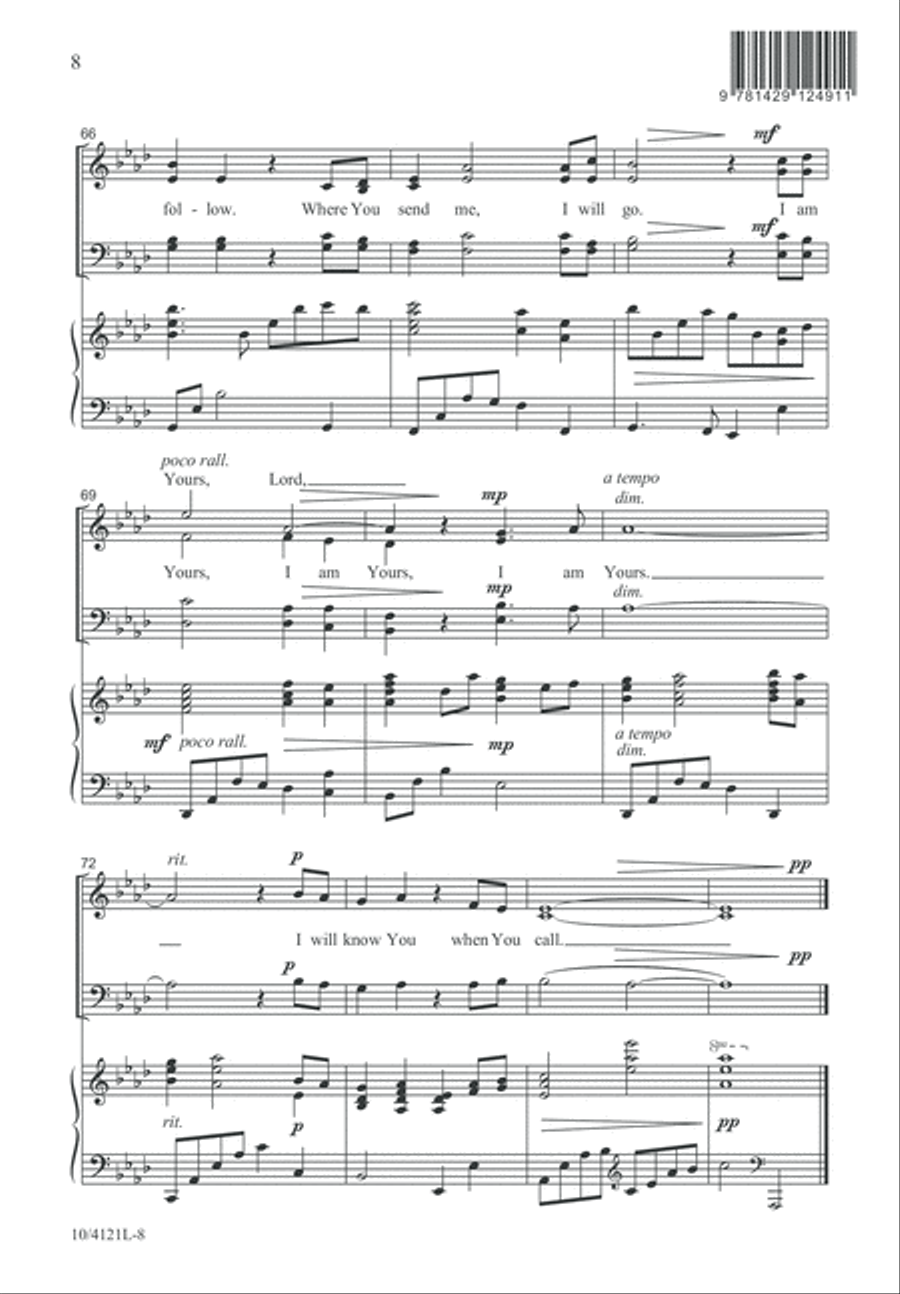 When You Call 4-Part scores gallery preview page 9