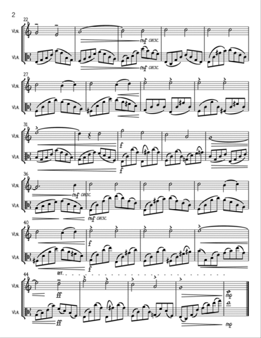 You'll Never Walk Alone You'll Never Walk Alone String Duet scores gallery preview page 2