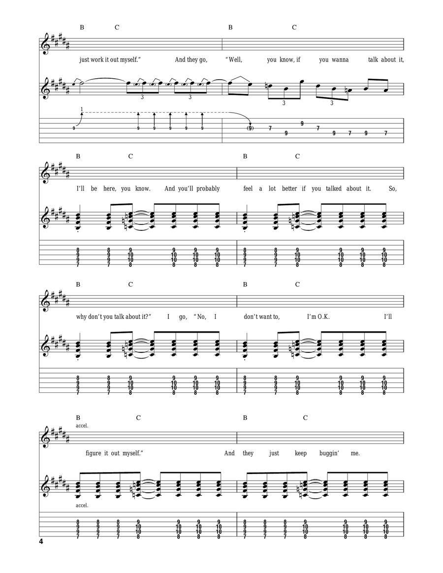 Institutionalized Institutionalized Acoustic Guitar scores gallery preview page 4