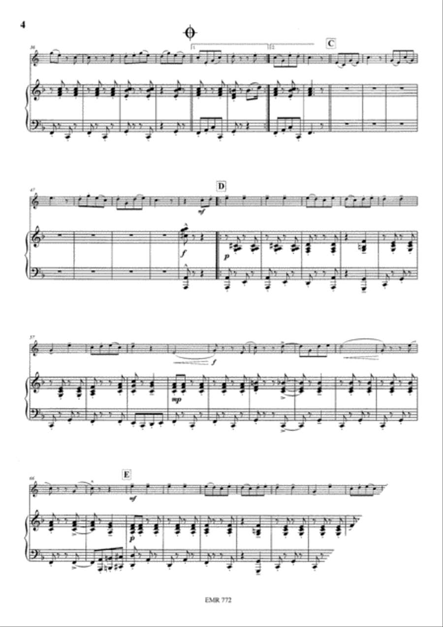A Bout de Souffle Piano Accompaniment scores gallery preview page 5