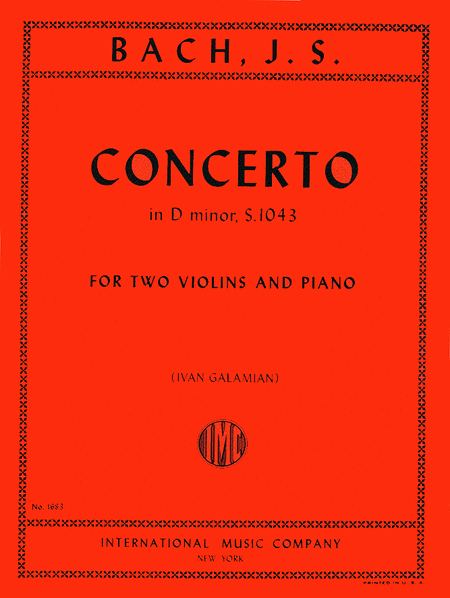Concerto in D minor, S. 1043 (GALAMIAN)