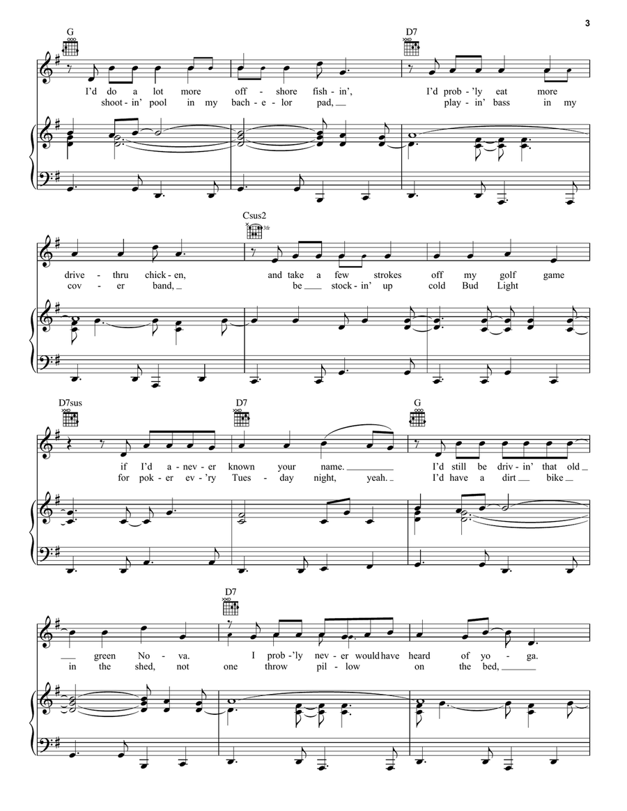 A Woman Like You Acoustic Guitar scores gallery preview page 3