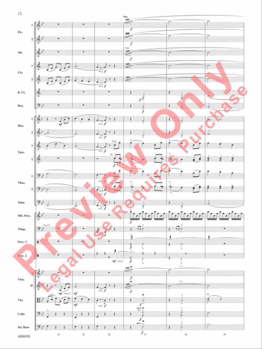 Nostalgia Full Orchestra scores gallery preview page 13