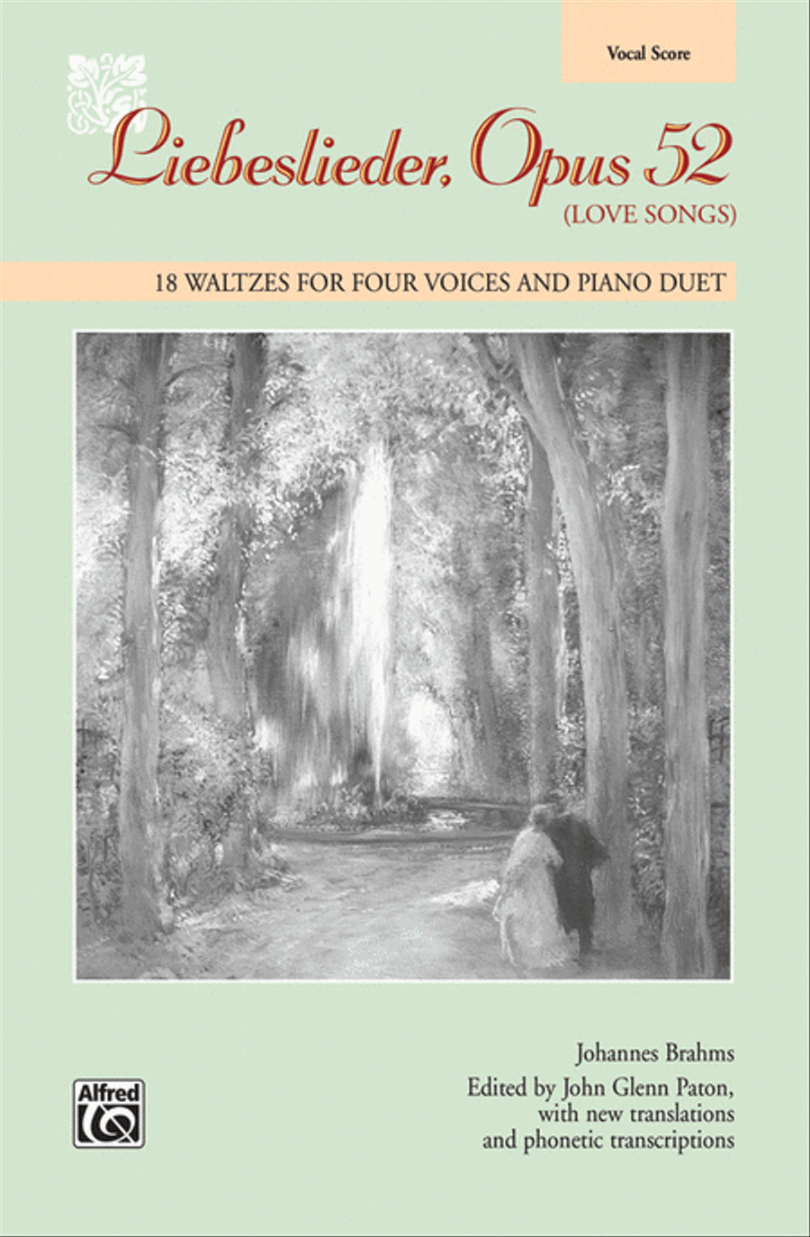 Book cover for Liebeslieder, Opus 52 (Love Songs)