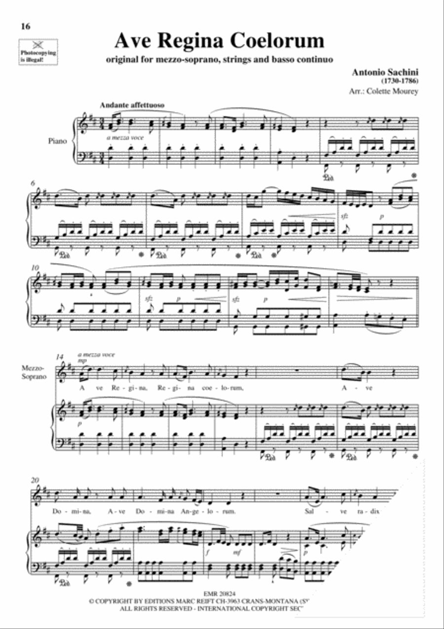 100 Ave Maria Volume 9 Mezzo-Soprano Voice scores gallery preview page 8