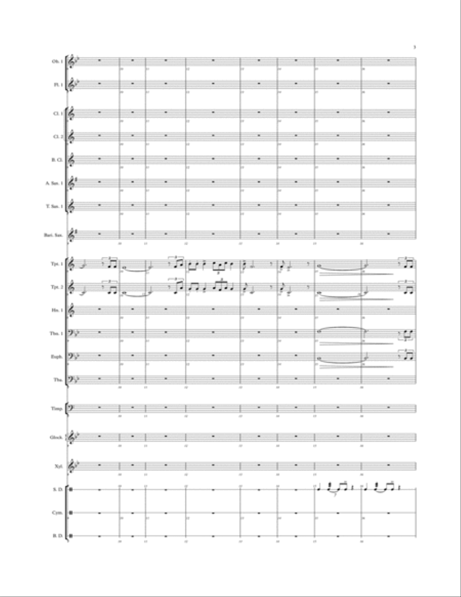 American Airman Fanfare and March Concert Band scores gallery preview page 5