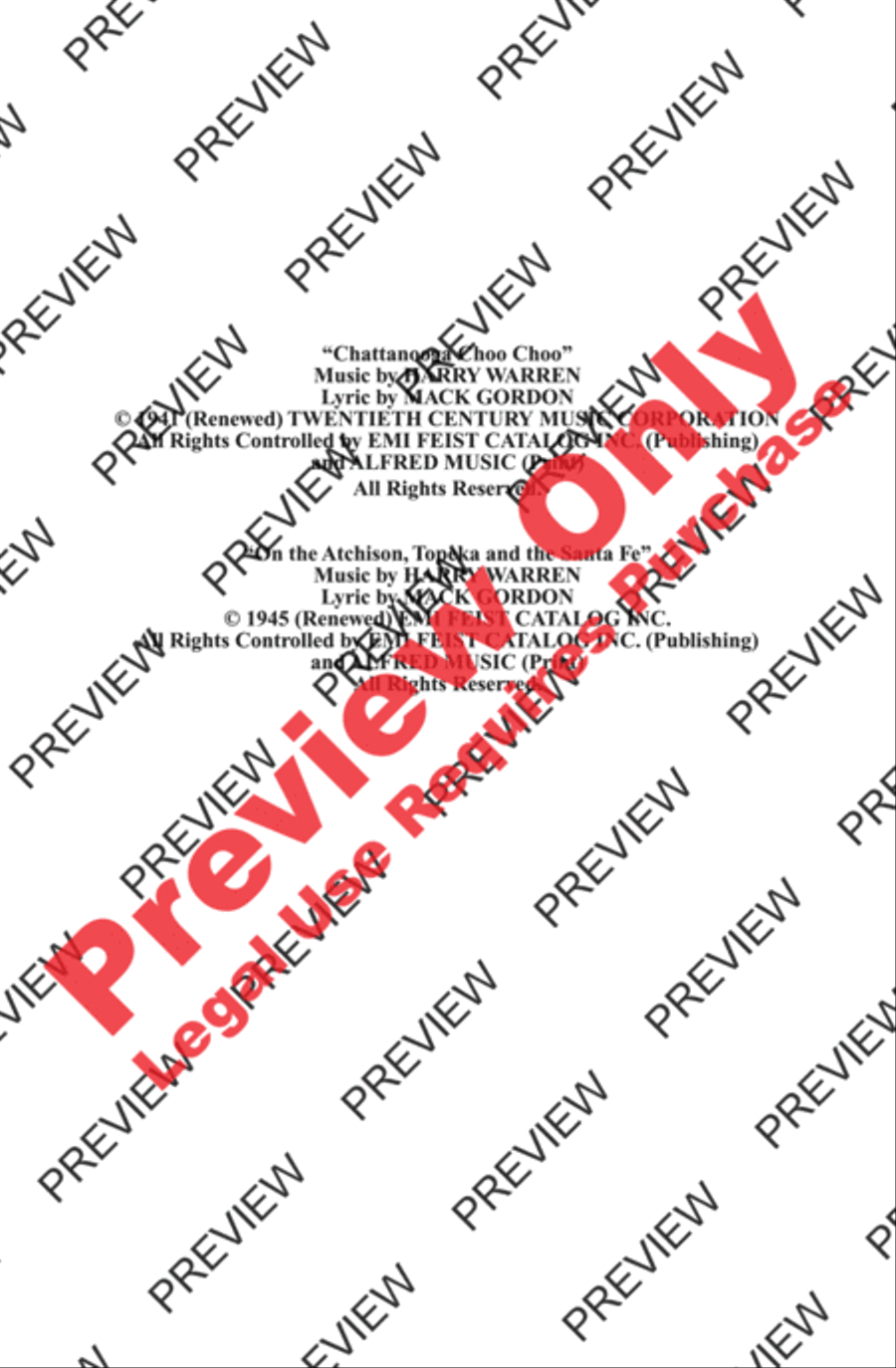All Aboard! 3-Part scores gallery preview page 2