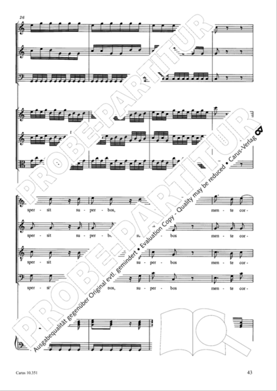 Magnificat Magnificat 4-Part scores gallery preview page 44