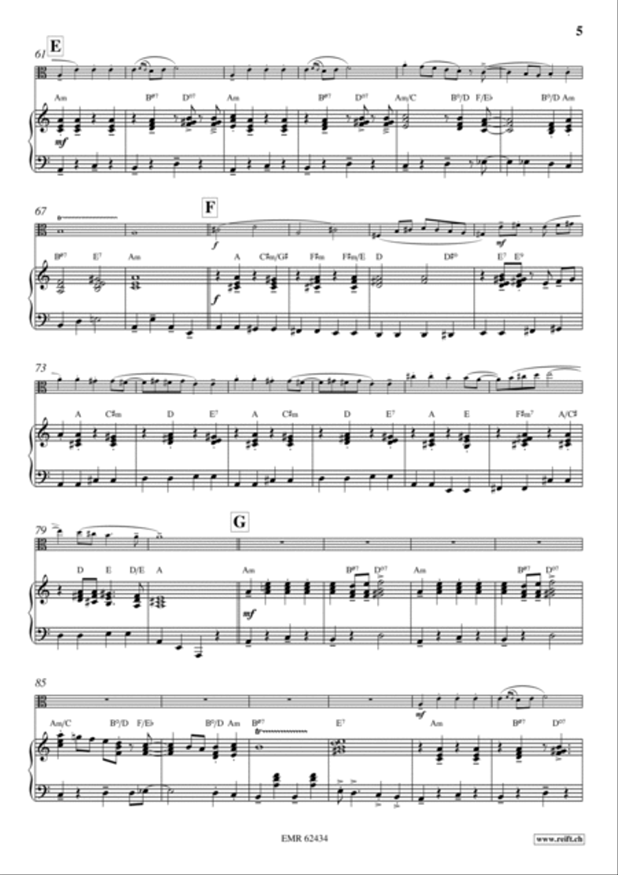 La Cinquantaine Piano Accompaniment scores gallery preview page 6