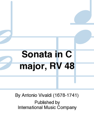 Book cover for Sonata In C Major, Rv 48