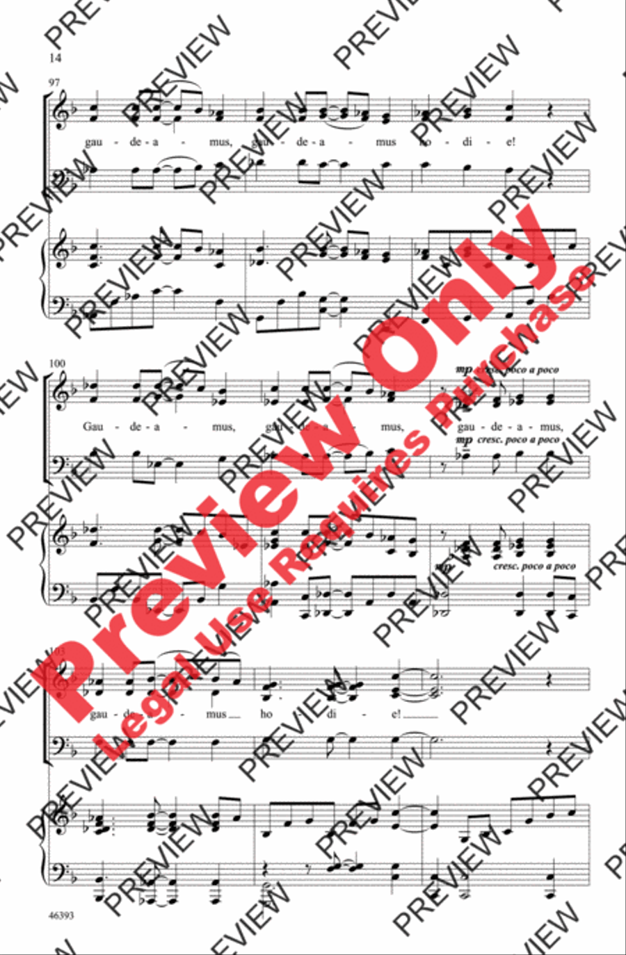 Jubilate, Exsultate! 3-Part scores gallery preview page 13