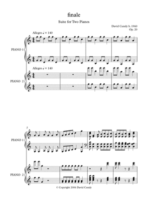 Suite for two Pianos, Op. 20, 5th Movement, Finale