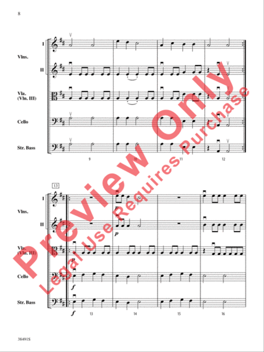 Western Dreams String Orchestra scores gallery preview page 9