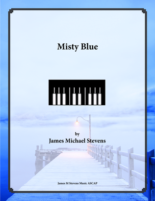Book cover for Misty Blue - Piano Solo