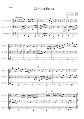 Clarinet Polka for Clarinet Trio