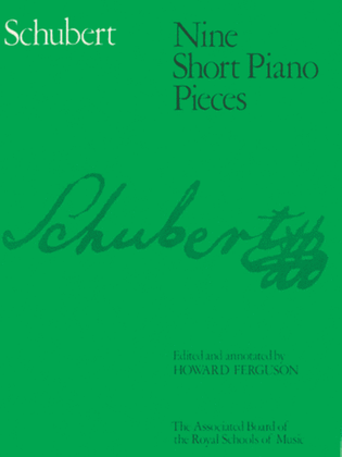 Book cover for Nine Short Piano Pieces