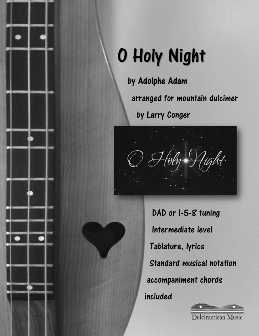 O Holy Night Dulcimer scores gallery preview page 1