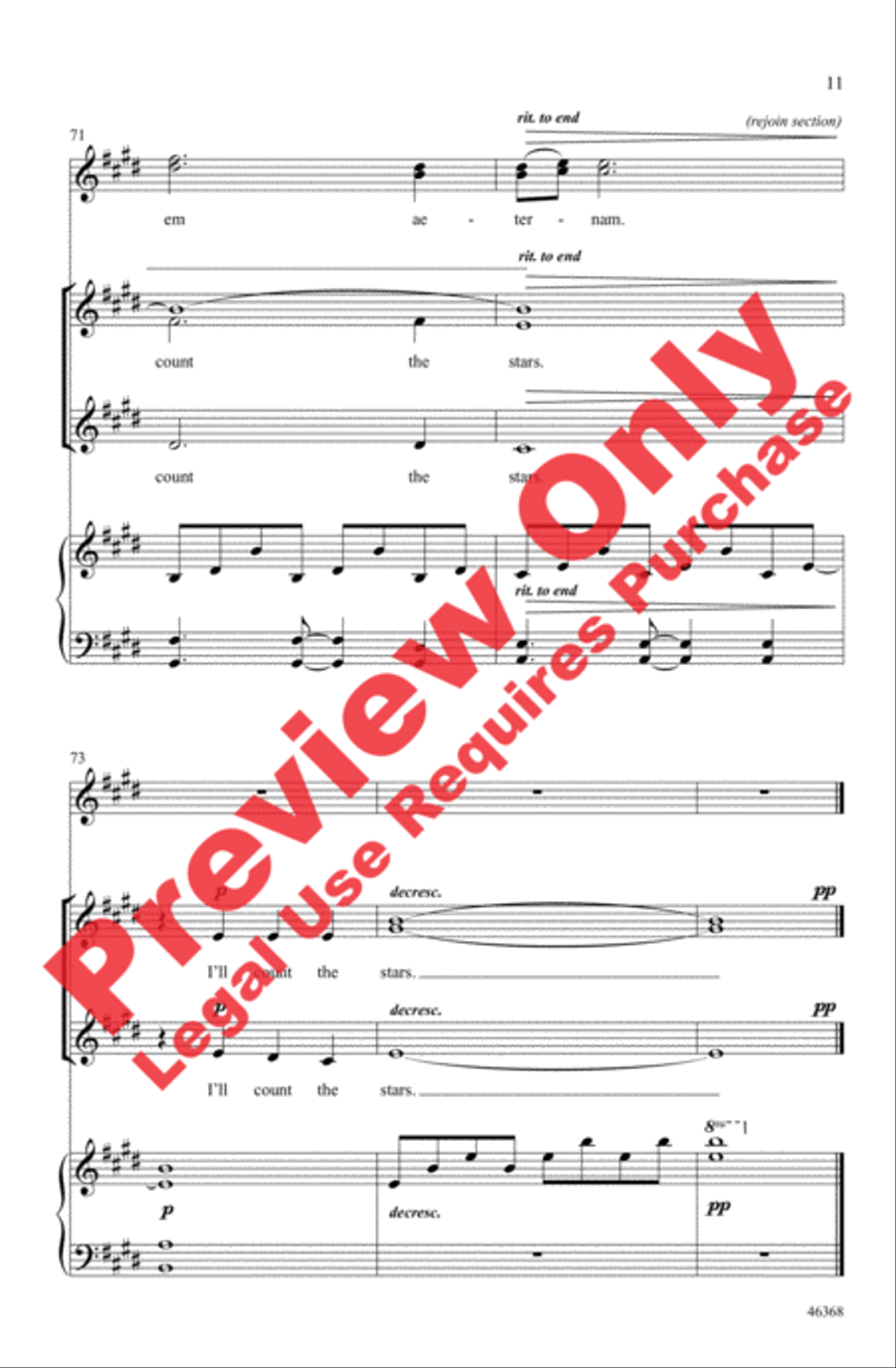 Count the Stars Women's Choir scores gallery preview page 10