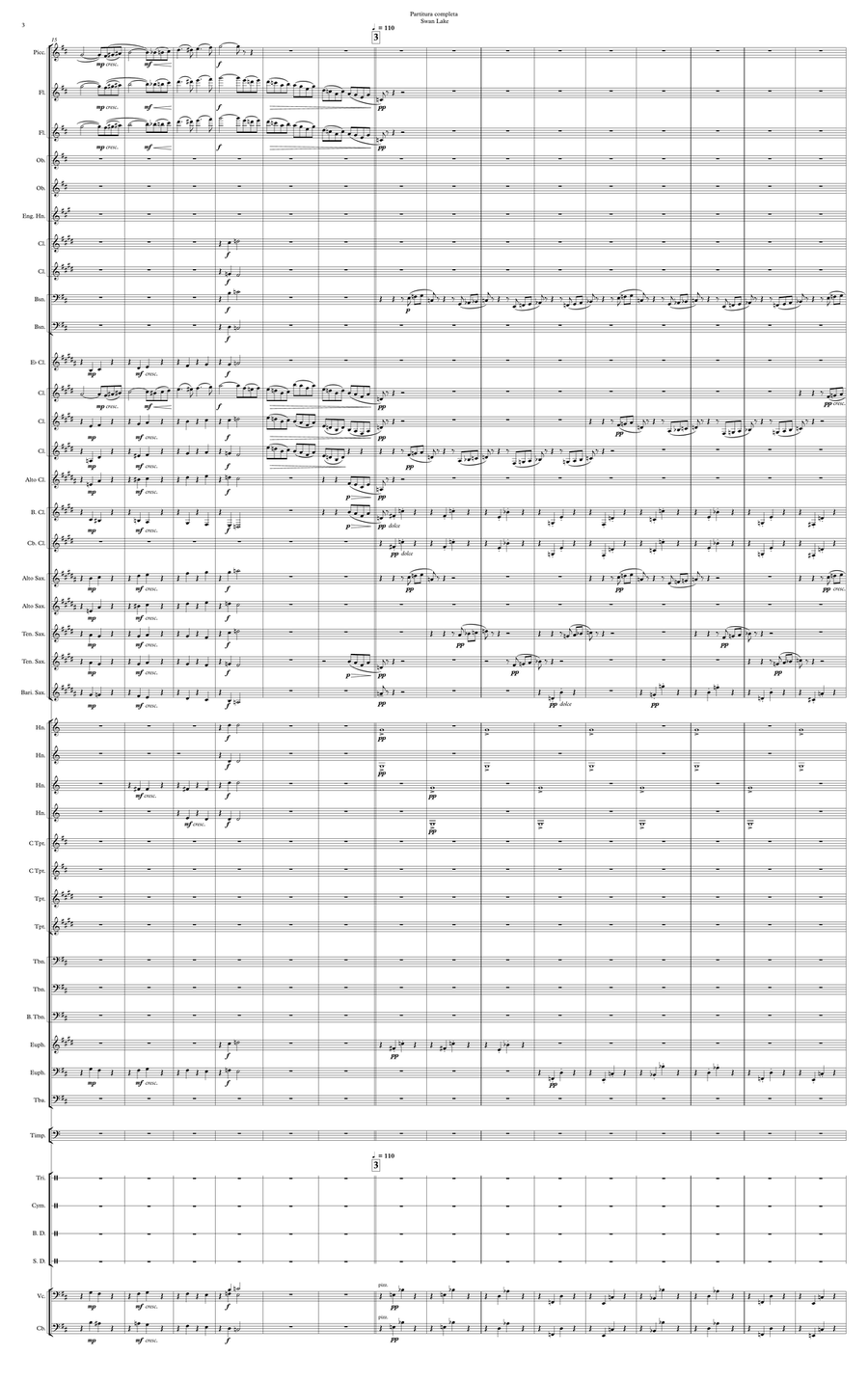 Swan Lake Concert Band scores gallery preview page 4