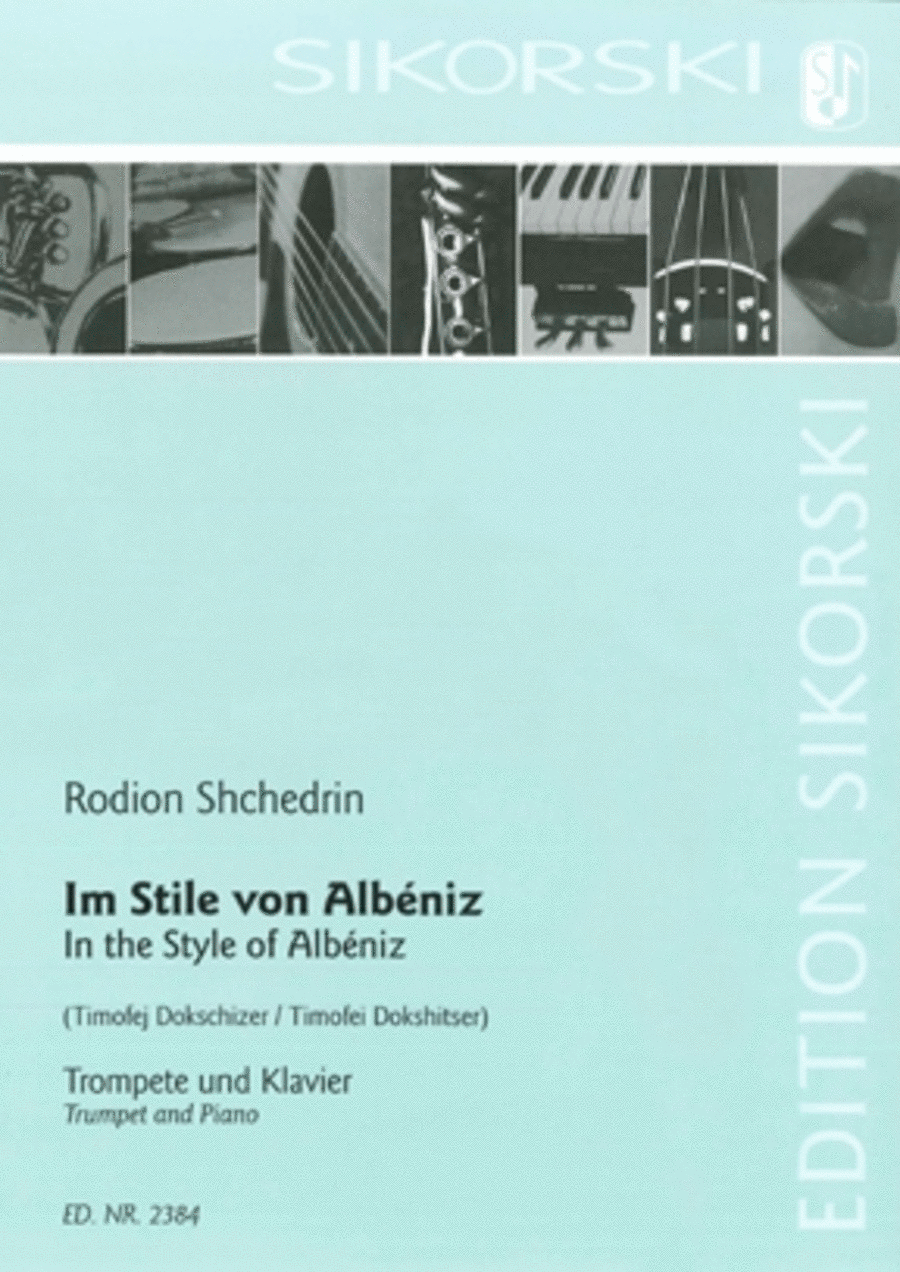 A La Albeniz Trumpet Solo scores gallery preview page 1