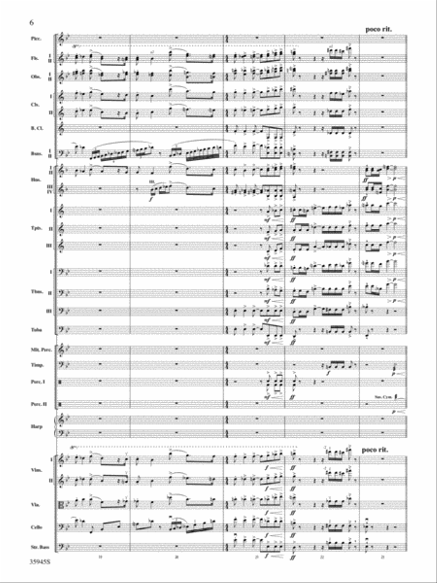 The Sea Hawk: Score Full Orchestra scores gallery preview page 6