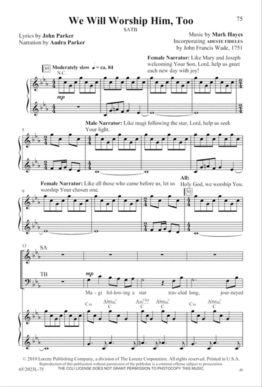 Child of Hope Child of Hope 4-Part scores gallery preview page 76