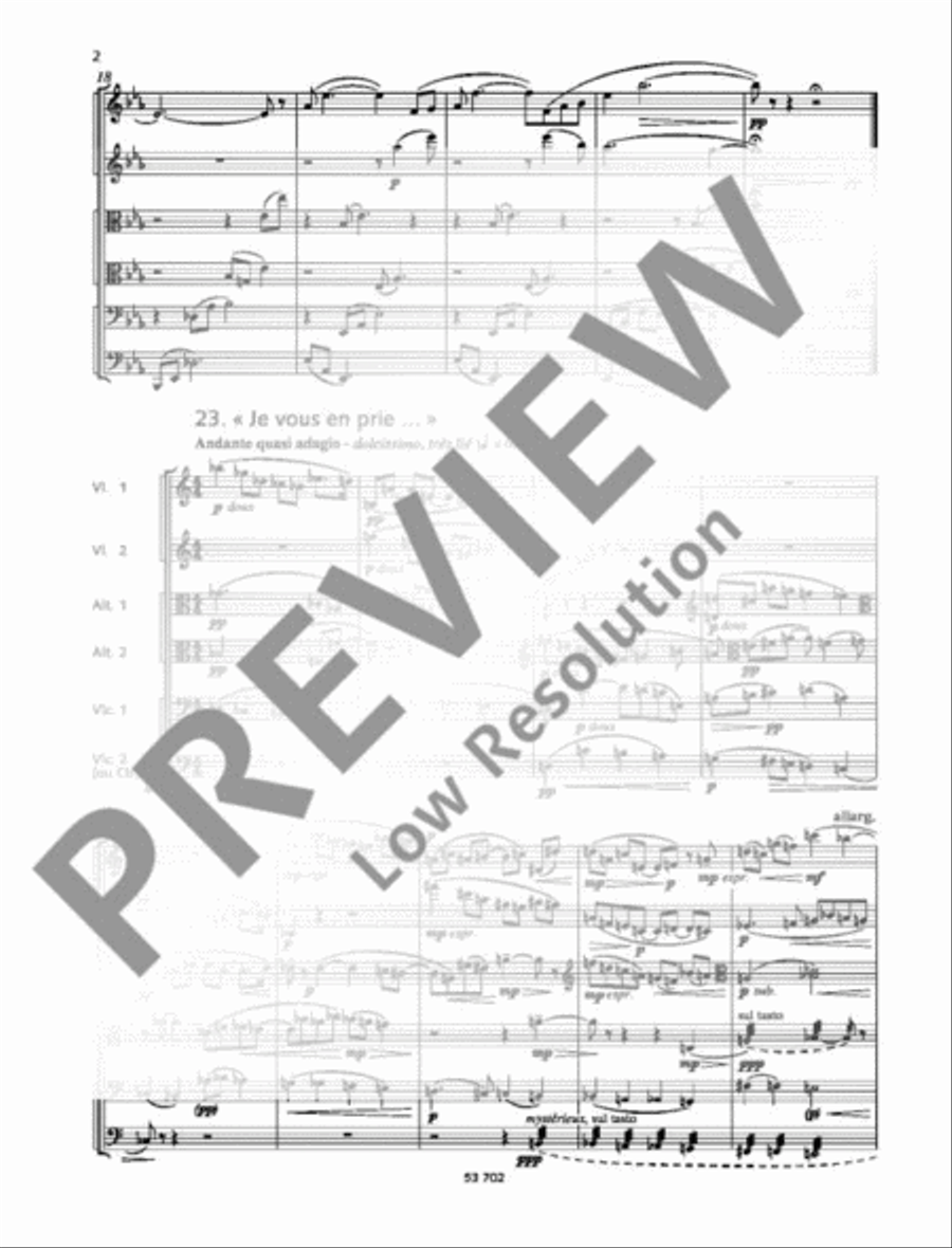 Le Portrait de Daisy Hamilton Chamber Music scores gallery preview page 21