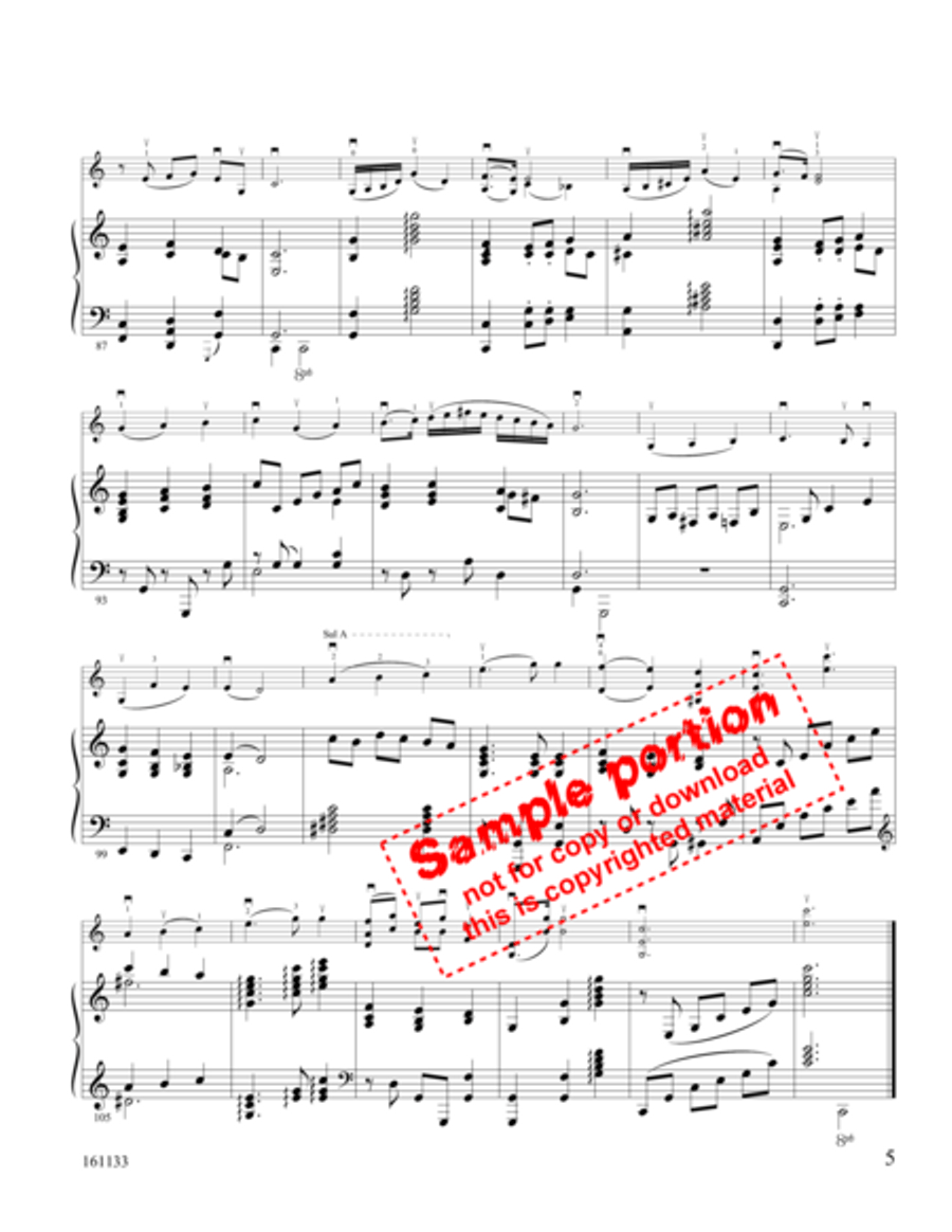 Great Is Thy Faithfulness/Tis So Sweet To Trust In Jesus Violin Solo scores gallery preview page 4