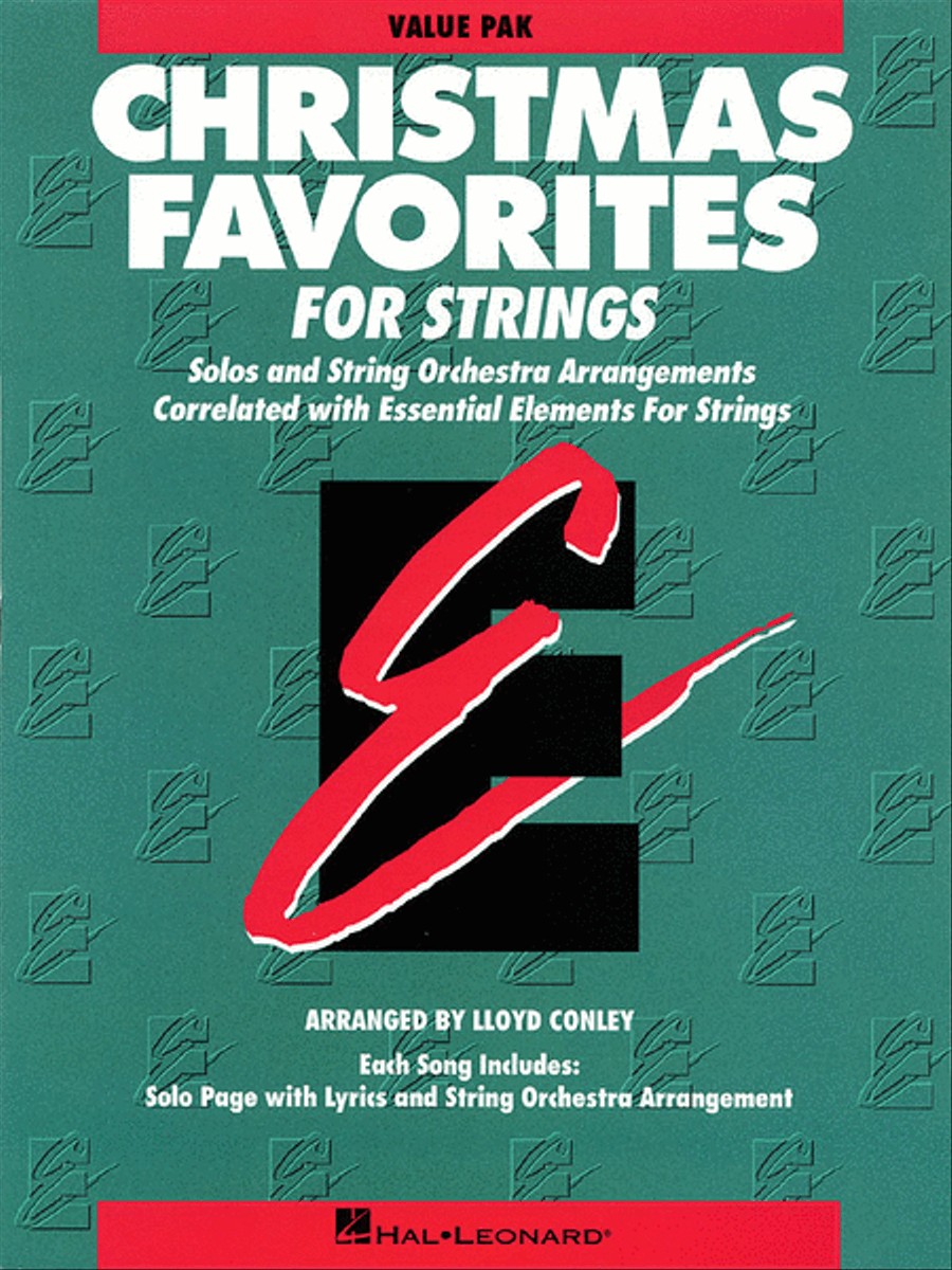 Essential Elements Christmas Favorites for Strings (Value Pack) String Orchestra scores gallery preview page 1