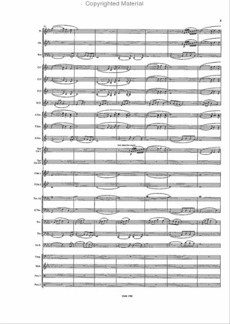 Dances With Wolves Dances With Wolves Concert Band scores gallery preview page 5