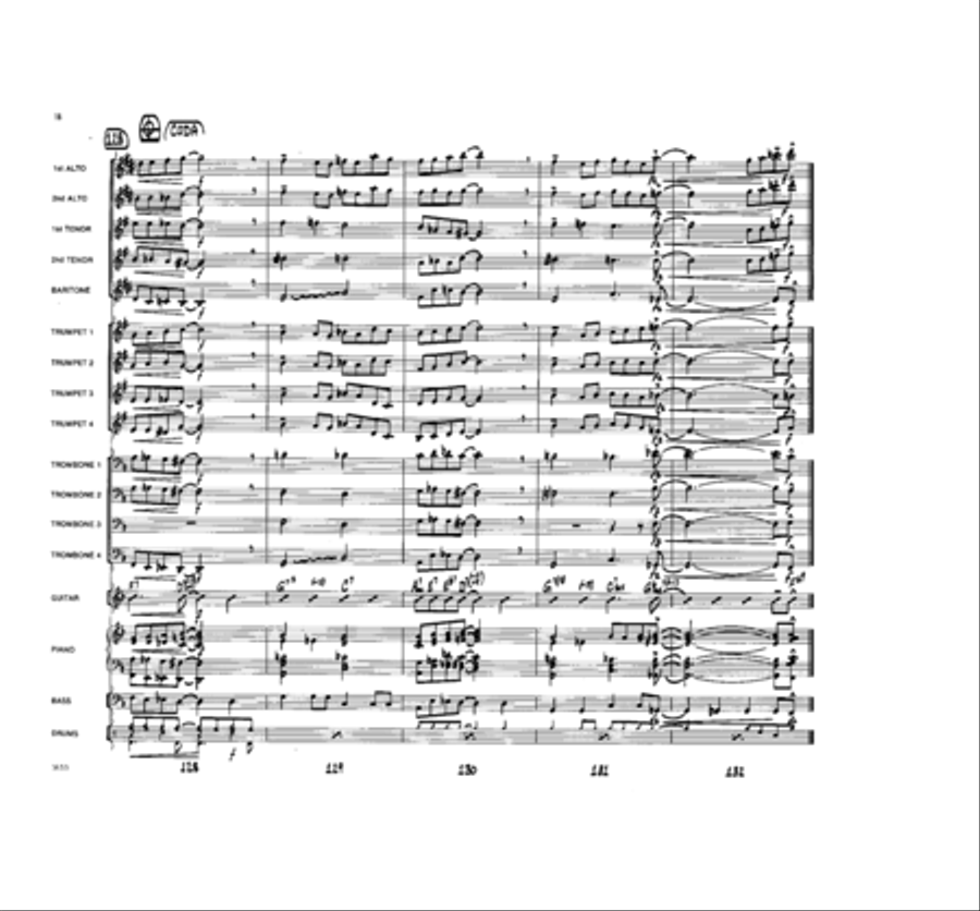 Chops, Don't Fail Me Now Chops, Don't Fail Me Now Jazz Ensemble scores gallery preview page 17