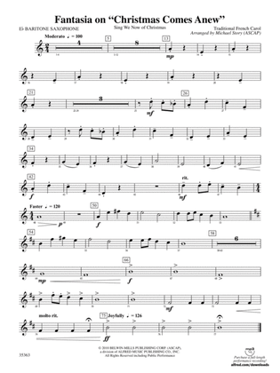 Fantasia on "Christmas Comes Anew": E-flat Baritone Saxophone