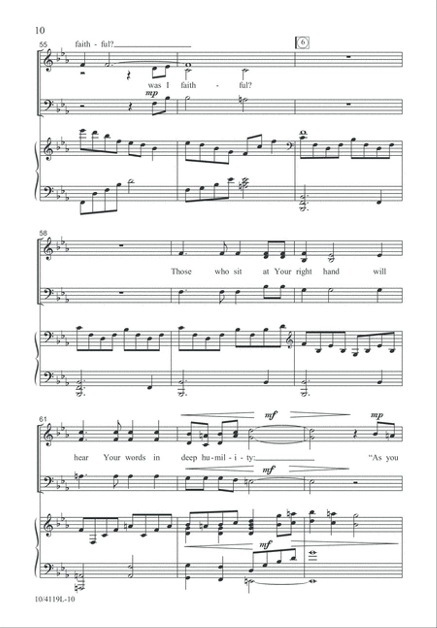 Was I Faithful? 3-Part scores gallery preview page 11